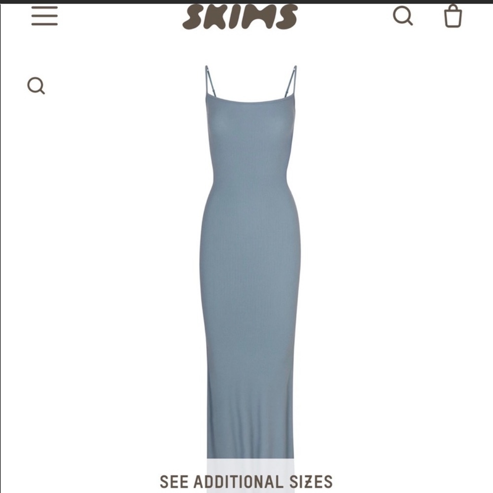 Skims soft lounge maxi dress